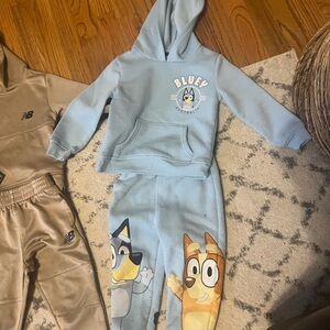 3T sweat suits (5) and long sleeve tops. Great condition!